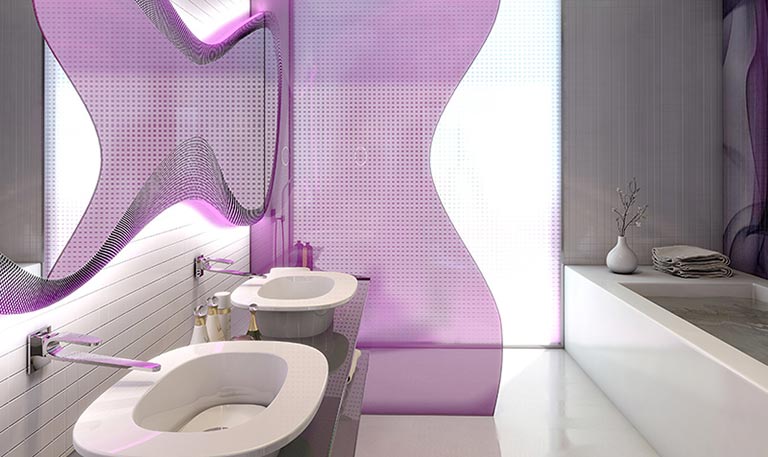 Master Suite Bathroom at Temptations Resort Cancun